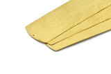 Brass Bracelet Blank, Textured Raw Brass Bracelet Stamping Blank Bangles With 2 Holes (50x160x0.80mm) A1971
