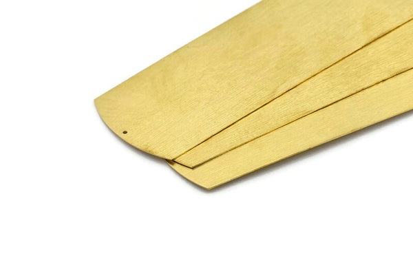 Brass Bracelet Blank, Textured Raw Brass Bracelet Stamping Blank Bangles With 2 Holes (50x160x0.80mm) A1971