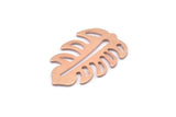 Copper Leaf Blank, 8  Raw Copper Leaf Blanks, Copper Blanks, Stamping Blanks (30x20x0.80mm) M01717