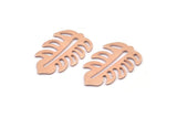 Copper Leaf Blank, 8  Raw Copper Leaf Blanks, Copper Blanks, Stamping Blanks (30x20x0.80mm) M01717