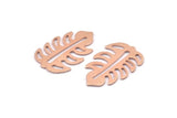 Copper Leaf Blank, 8  Raw Copper Leaf Blanks, Copper Blanks, Stamping Blanks (30x20x0.80mm) M01717