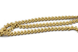 Brass Chain, Raw Brass Chain, Brass Leaf Chain, Branch Chain  (5x2mm) Z086