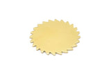 Brass Circle Blank, 2 Raw Brass Circle Blanks, Brass Round, Stamping Blanks, Findings (25x0.80mm) M02133