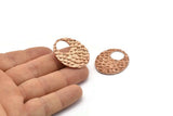 Gül Altın Oval Kolye, 1 Gül Altın Kaplama Pirinç Balık Pulu Dokulu Kolye, Tılsımlar, Küpeler, Bulgular (32x27,5 mm) E401