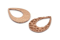 Gül Altın Damla Kolye, 2 Gül Altın Kaplama Pirinç Balık Pulu Dokulu Kolye, Tılsımlar, Küpeler, Bulgular (30x22mm) E400