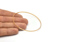 Altın Daire Konnektörleri, 2 Altın Kaplamalı Pirinç Daire Konnektör (70x0,75x1,8 mm) Bs 1075 Q0625