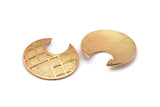 Altın Etnik Kolye, 2 Halkalı 1 Altın Kaplama Pirinç Etnik Kolye (37x33mm) E278 Q0567