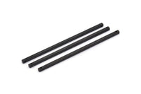 Black Necklace Bar, 6 Oxidized Black Brass Bar, Black Necklace, Oxidized Black Brass Charms With 2 Holes (2x60mm) BS 1750