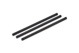 Black Necklace Bar, 6 Oxidized Black Brass Bar, Black Necklace, Oxidized Black Brass Charms With 2 Holes (2x60mm) BS 1750