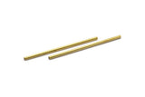 12 Raw Brass Tubes (3x80mm) Bs 1447