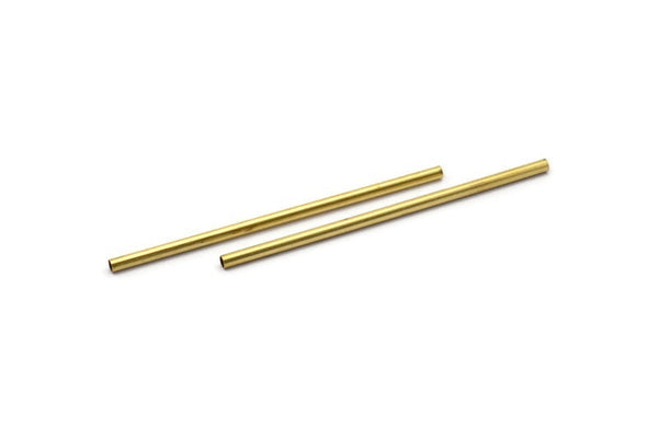 12 Raw Brass Tubes (3x80mm) Bs 1447