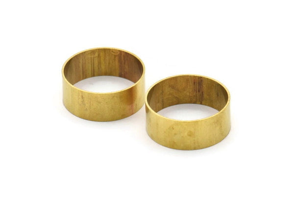 Brass Tube Bead, 12 Raw Brass Tubes (20x8mm) Bs 1497