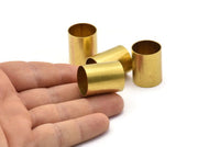 6 Raw Brass Tubes (20x25mm) Bs 1493