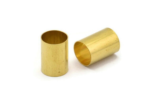 12 Raw Brass Tubes (10x14mm) Bs 1553