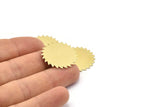 Brass Circle Blank, 2 Raw Brass Circle Blanks, Brass Round, Stamping Blanks, Findings (25x0.80mm) M02133