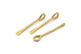 Kürek Gözü Pimleri, 12 Ham Pirinç Kürek Gözü Pimleri (25x1,2 mm) D0410