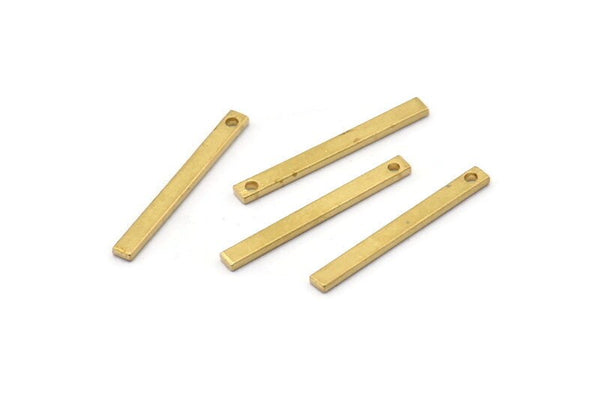 Minimalist Brass Pendant, 25 Raw Brass Bars(20x2x1mm) BS 1199--A0857