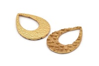 Altın Damla Kolye, 2 Altın Kaplama Pirinç Balık Pulu Dokulu Kolye, Tılsımlar, Küpeler, Bulgular (30x22mm) E400