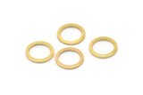 Gold Circle Ring, 12 Gold Plated Brass Round Rings, Charms (10mm) B0118 Q0032