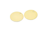 Gold Stamping Tag, 10 Gold Plated Stamping Tags with 1 Hole (16mm) Brs 64 A0291 Q0188