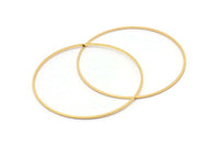 Altın Daire Konnektörleri, 100 Altın Kaplamalı Pirinç Daire Konnektör (50X0,8 mm) Bs-1111 Q0181