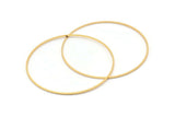 Altın Daire Konnektörleri, 100 Altın Kaplamalı Pirinç Daire Konnektör (50X0,8 mm) Bs-1111 Q0181