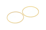 Altın Daire Konnektörü, 6 Altın Kaplama Pirinç Daire Konnektörü (45x1x1mm) Bs 1084 Q0643