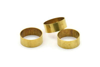 Brass Tube Bead, 12 Raw Brass Tubes (20x8mm) Bs 1497