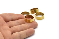Brass Tube Bead, 12 Raw Brass Tubes (20x8mm) Bs 1497