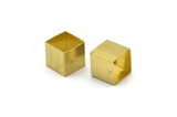 Geometric Brass Tube - 25 Huge Raw Brass Square Tubes (10x10mm) Bs 1505
