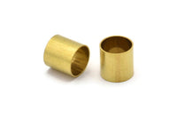 12 Raw Brass Tubes (13x13mm) Bs 1504
