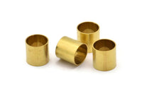 12 Raw Brass Tubes (13x13mm) Bs 1504