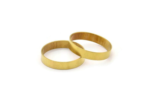 Wide Brass Tube Beads, 25 Raw Brass Tubes (20x4mm) Bs 1495