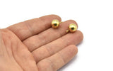 Pirinç Küre Charm, Ham Pirinç Küre Charmlar (10 mm) Bs-1078--N0585