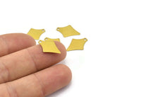 Arrowhead Charm, 250 Raw Brass Spearhead Charms, Findings (18x12mm) Brs 159 A0163
