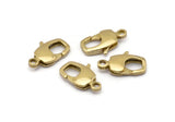 Brass Parrot Clasp, Raw Brass Huge Lobster Claw Clasp (19.7x9.8mm) Bs-1227--n0591