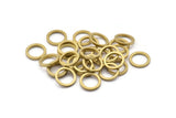 10mm Circle Connectors - Raw Brass Circle Connectors (10x1.2mm) N0439
