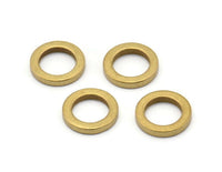 12mm Circle Connectors - Raw Brass Circle Connectors (12x2mm) N0441