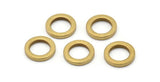 12mm Circle Connectors - Raw Brass Circle Connectors (12x2mm) N0441