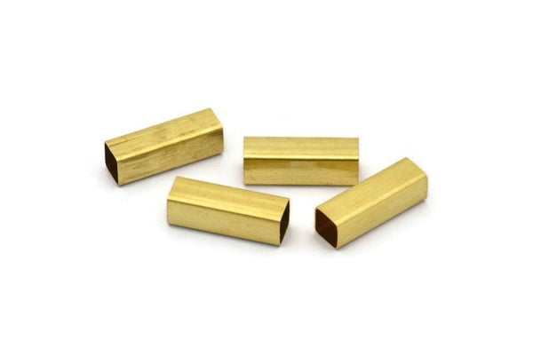 50 Raw Brass Square Tubes  (5x16mm) Bs1601