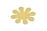 Raw Brass Flower Stamping Blanks (28x0.80mm) D0408--N0680