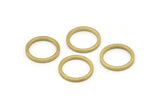12mm Circle Connectors - Raw Brass Circle Connectors (12x1.2mm) N0442
