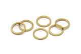 12mm Circle Connectors - Raw Brass Circle Connectors (12x1.2mm) N0442