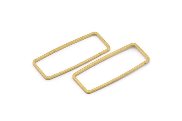 Pirinç Dikdörtgen Konnektör, 50 Ham Pirinç Dikdörtgen Konnektör (11,4x30,2x0,8 mm) D0330