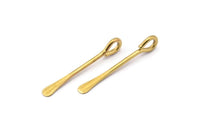 Kürek Gözü Pimleri, 12 Ham Pirinç Kürek Gözü Pimleri (25x1,2 mm) D0410