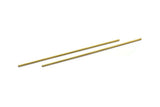 100mm Brass Tubes - 50 Raw Brass Tube Beads, Necklace Tubes, Minimalist Findings, Bracelet Crafts (1.5x100mm) BS 1791