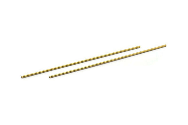 100mm Brass Tubes - 50 Raw Brass Tube Beads, Necklace Tubes, Minimalist Findings, Bracelet Crafts (1.5x100mm) BS 1791
