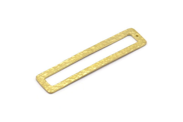 Pirinç Dikdörtgen Konnektör, 1 Delikli 3 Ham Pirinç Dikdörtgen Konnektör (52x12x3x1mm) BS 1883