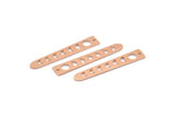 Copper Moon Charm, 24 Raw Copper Moon Charms With 1 Hole (35x6x5x0.80mm) M02350