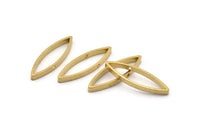Pirinç Markiz Konnektörler, 2 Delikli 12 Ham Pirinç Markiz Şekilli Konnektör (9x28x3mm) BS 2337